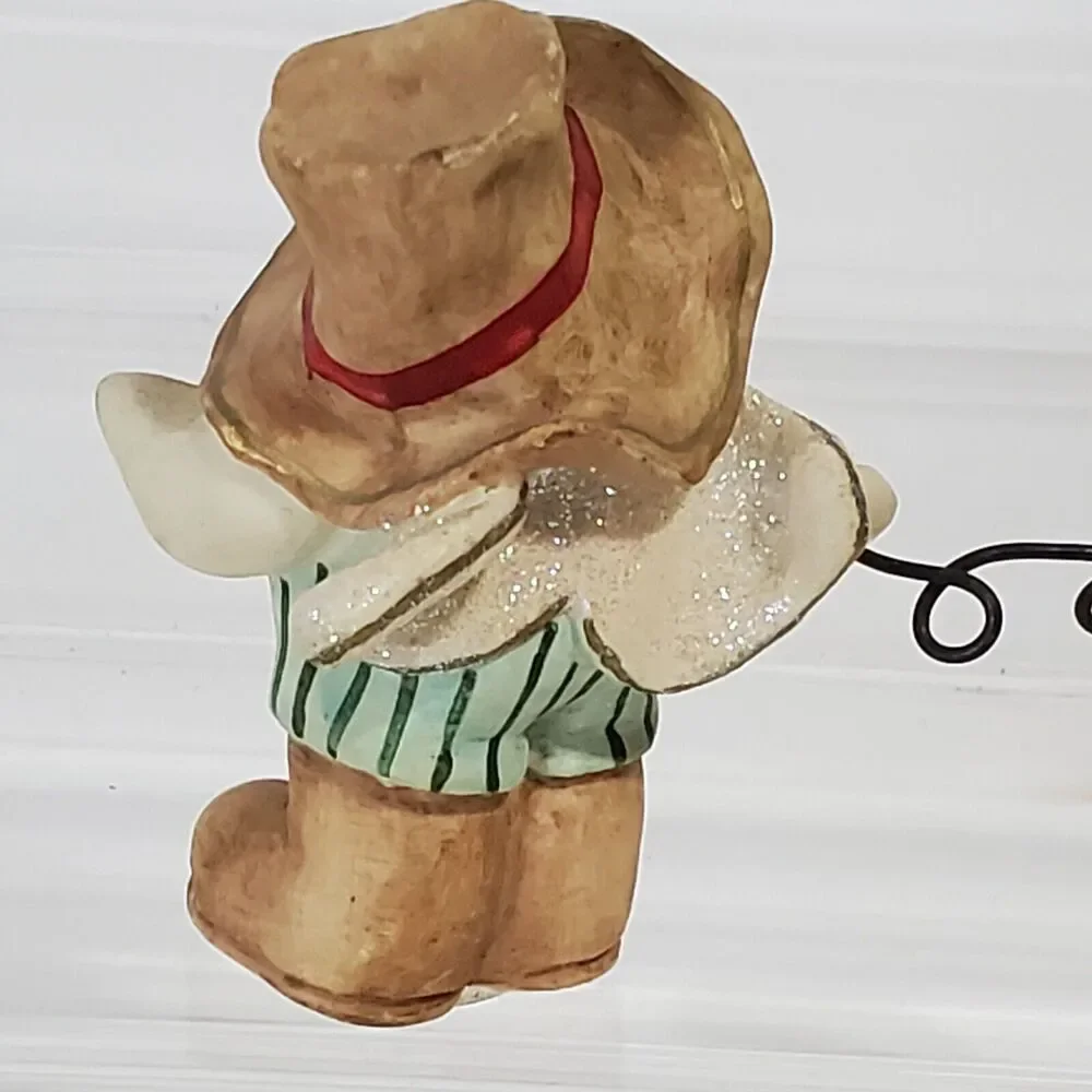 Vtg 90s Nancye‎ Williams Sprinkles Angel Love is All Around Figurine Farmer Duck